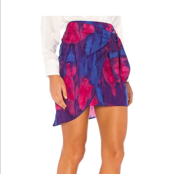 Majorelle Tie Dye Hoover Mini Skirt - Picture 5 of 5